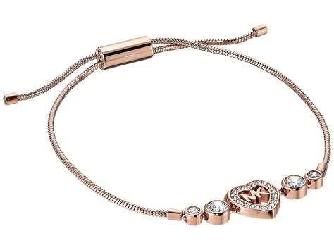 michael kors rose gold heart bracelet|michael kors bracelet sale.